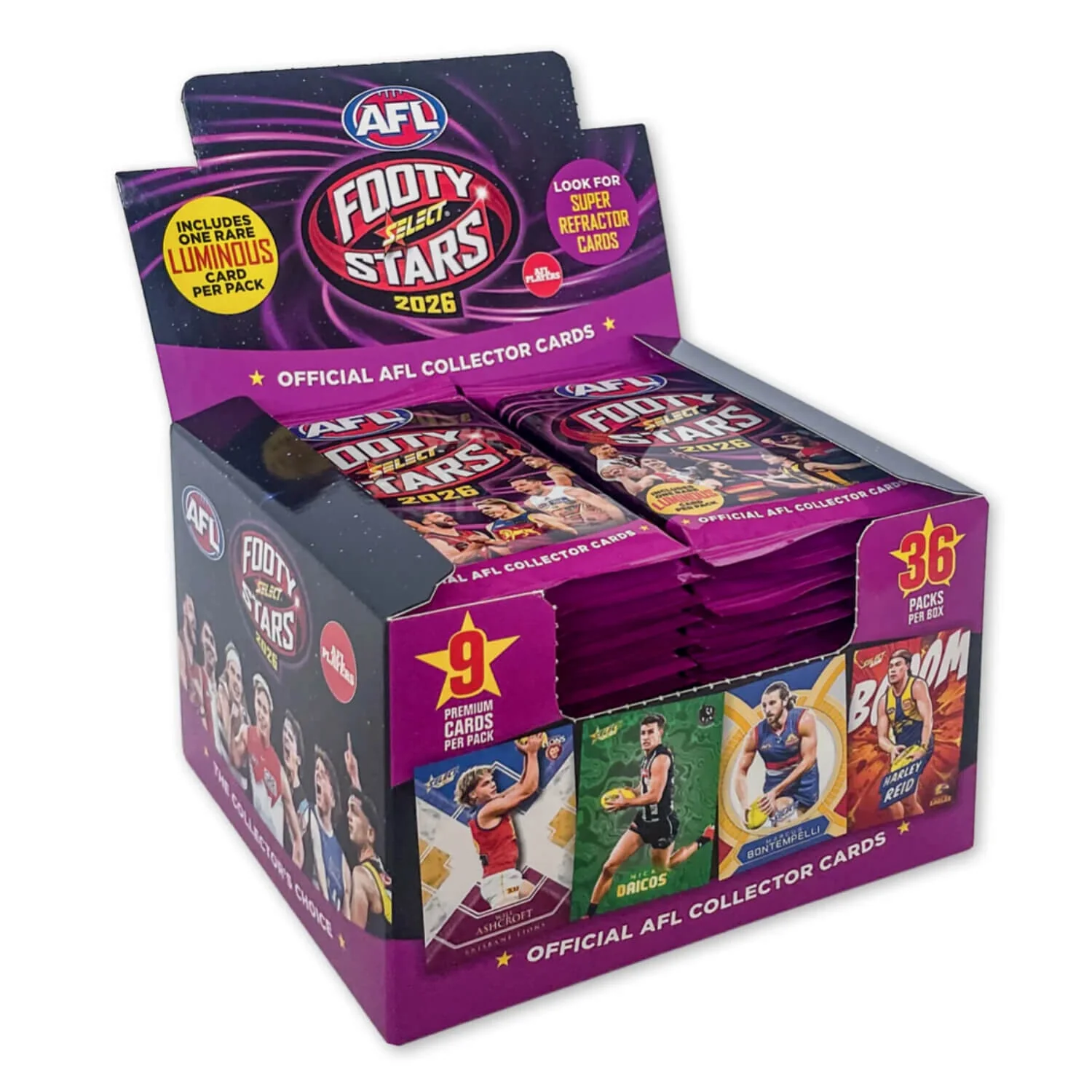 2026 AFL Footy Stars Booster Box