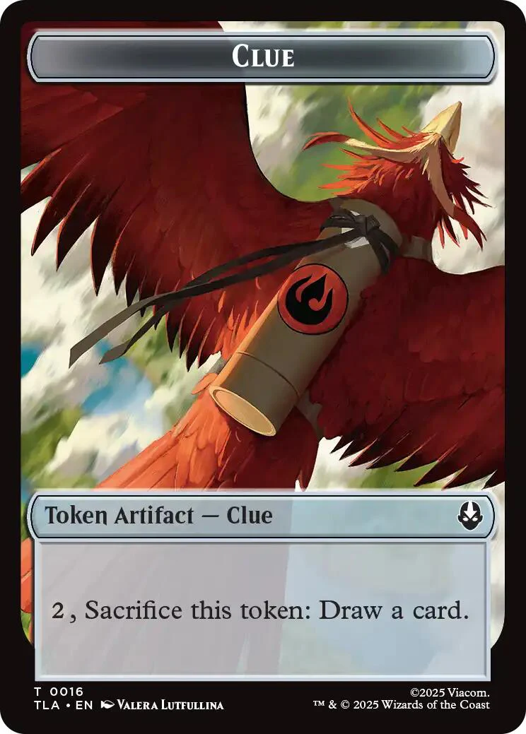 Ally (0008) // Clue (0016) Double-Sided Token [Avatar: The Last Airbender Tokens] - Image 2