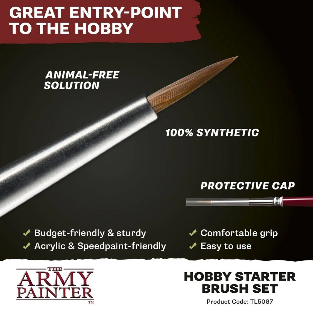 Army Painter - Brushes - Sets - Hobby Starter Brush Set - Image 2