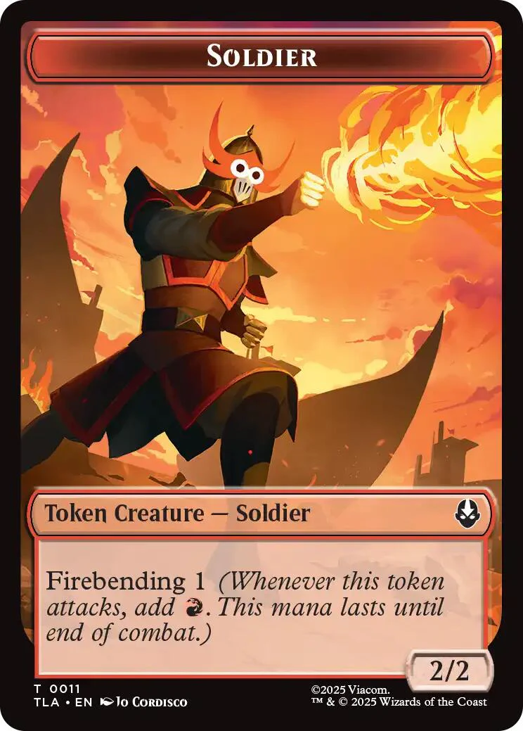 Ballistic Boulder // Soldier (0011) Double-Sided Token [Avatar: The Last Airbender Tokens] - Image 2