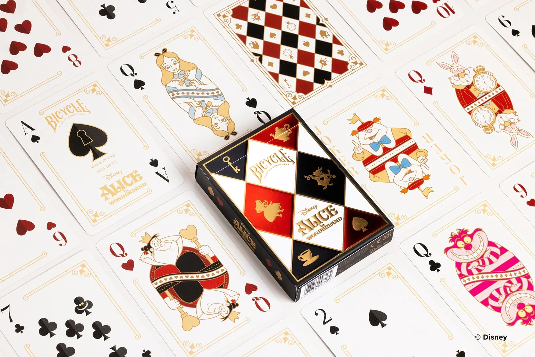 Bicycle Alice in Wonderland Playing Cards - Image 2