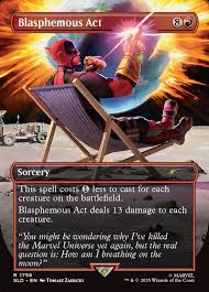 Blasphemous Act (1756) (Rainbow Foil) [Secret Lair Drop Series]