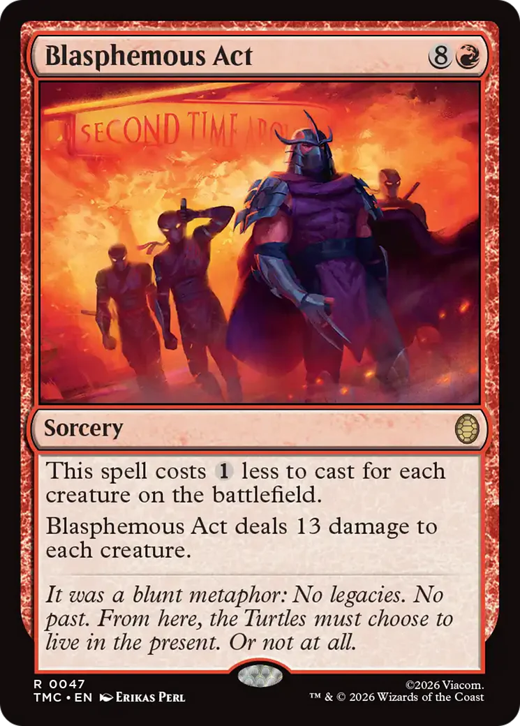 Blasphemous Act [Teenage Mutant Ninja Turtles Commander]