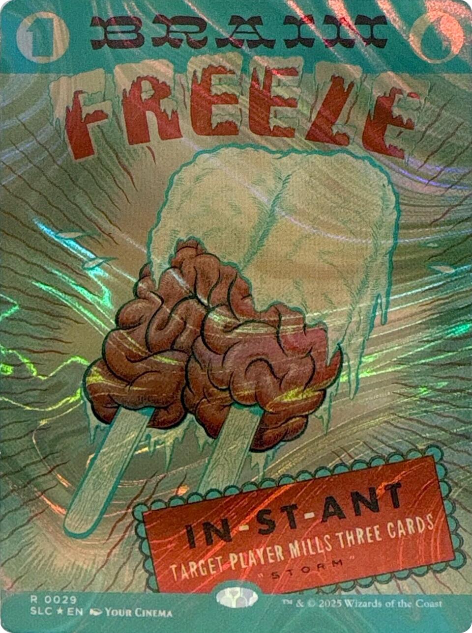 Brain Freeze (Halo Foil) [Secret Lair Countdown Kit]