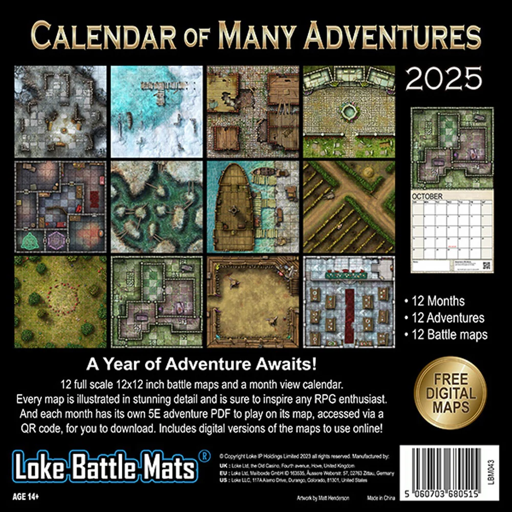 Calendar of Many Adventures 2025 - Image 2