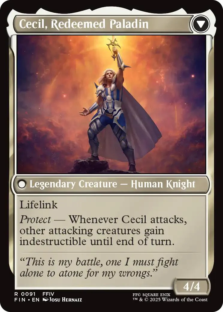 Cecil, Dark Knight // Cecil, Redeemed Paladin [FINAL FANTASY] - Image 2