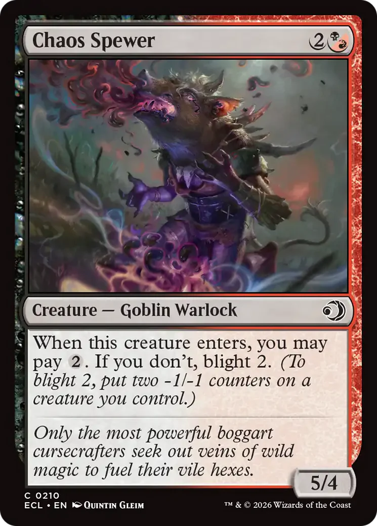 Chaos Spewer [Lorwyn Eclipsed]