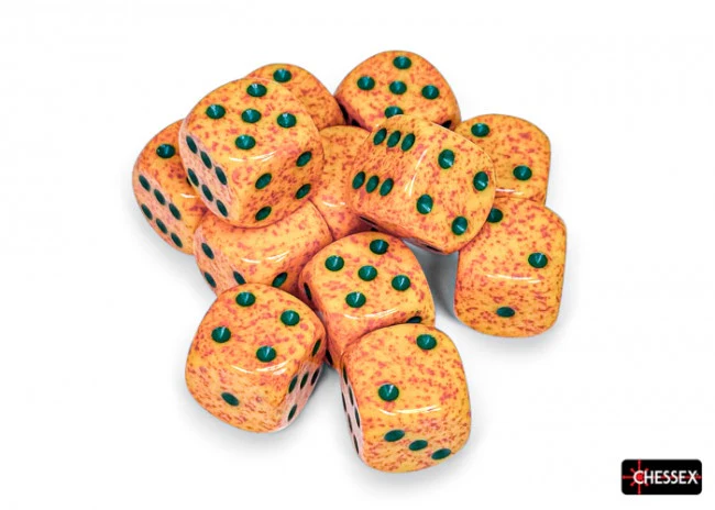 Chessex Speckled 16mm D6 Lotus Dice Block (12 dice) - Image 2