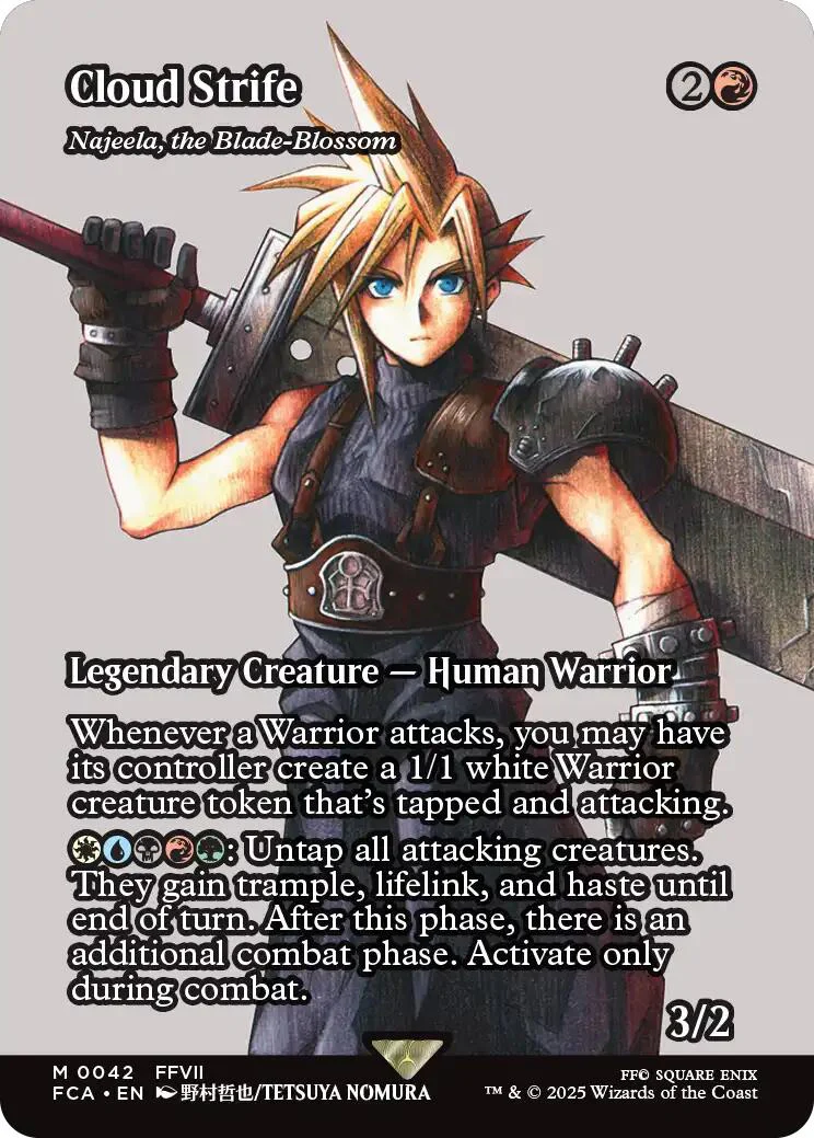 Cloud Strife - Najeela, the Blade-Blossom (Showcase) [FINAL FANTASY : Through the Ages]