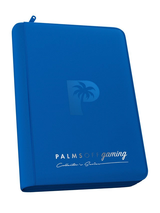Palms off Gaming Collector's Series 4 Pocket Zip Binder - Blue