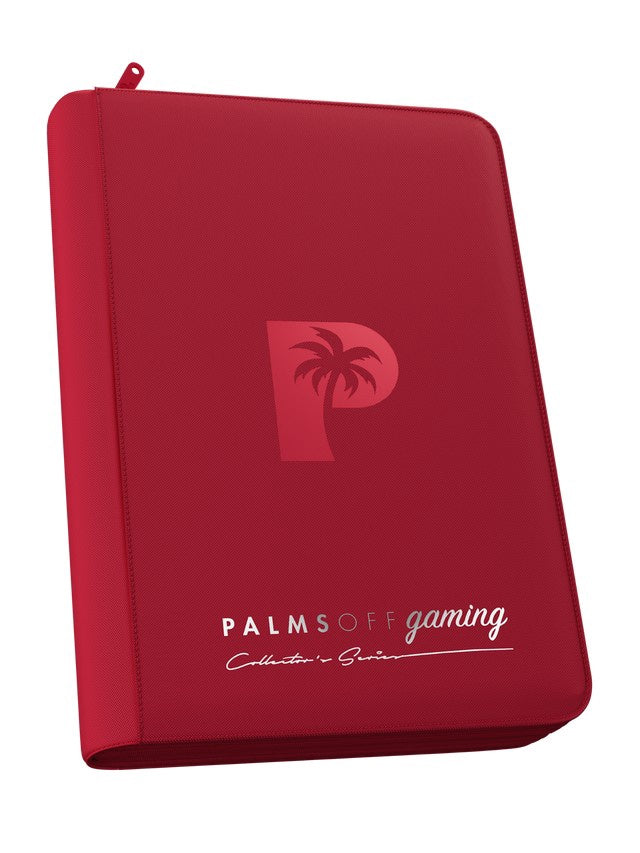 Palms off Gaming Collector's Series 4 Pocket Zip Binder - Red
