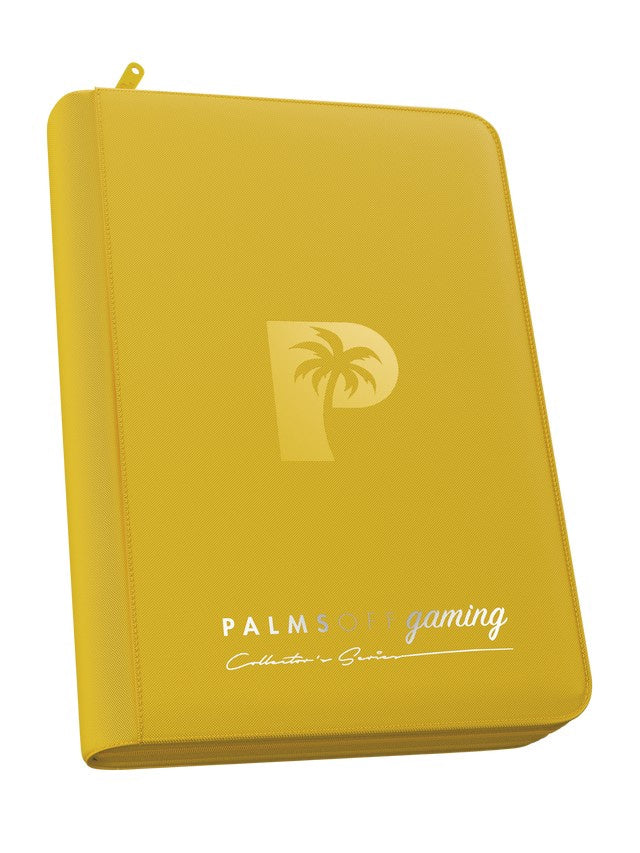Palms off Gaming Collector's Series 4 Pocket Zip Binder - Yellow