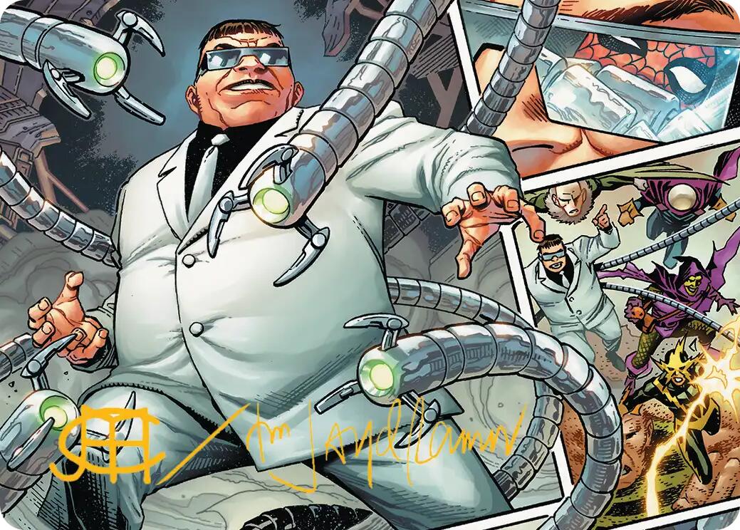 Doctor Octopus, Master Planner Art Card (48/54) (Gold-Stamped Signature) [Marvel's Spider-Man Art Series]