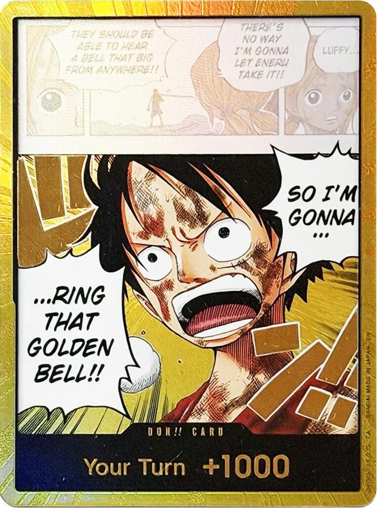 DON!! Card (Luffy) (Gold) [Adventure on Kami's Island] - Image 2