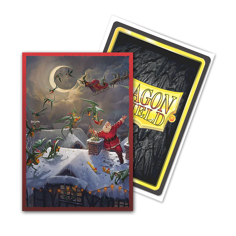 Dragon Shield: Japanese Size Sleeves – Brushed Art – Christmas 2023 - Image 2
