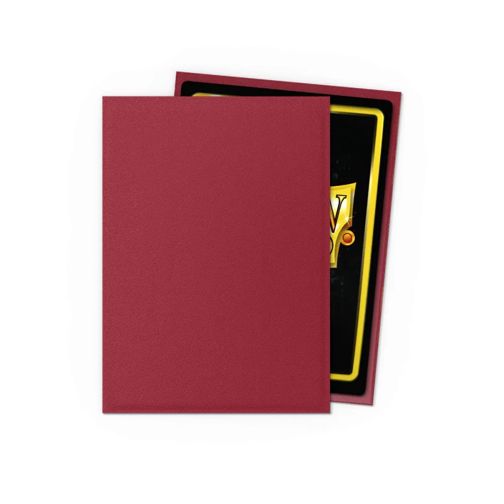 Dragon Shield: Non-Glare Sleeves – Matte – Blood Red - Image 2