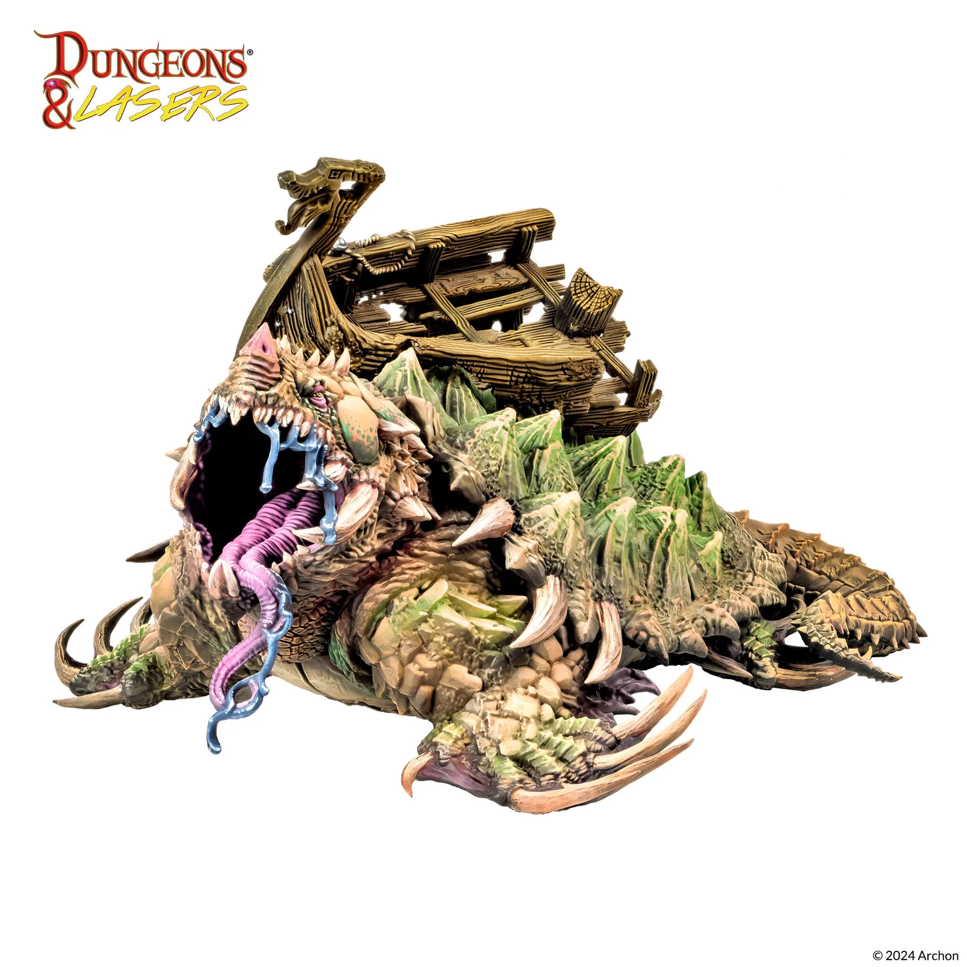 Dungeons & Lasers: Miniatures - Dragon Turtle - Image 3
