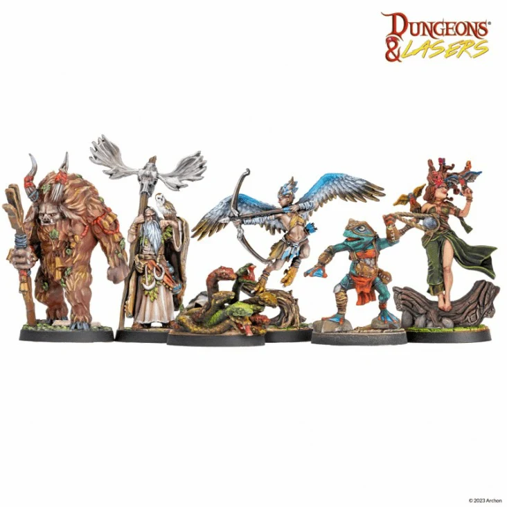 Dungeons & Lasers: Miniatures - Fantasy Miniatures Set - Image 4