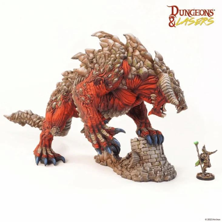 Dungeons & Lasers: Miniatures - Tarrasque - Image 3