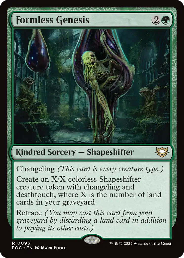 Formless Genesis [Edge of Eternities Commander]