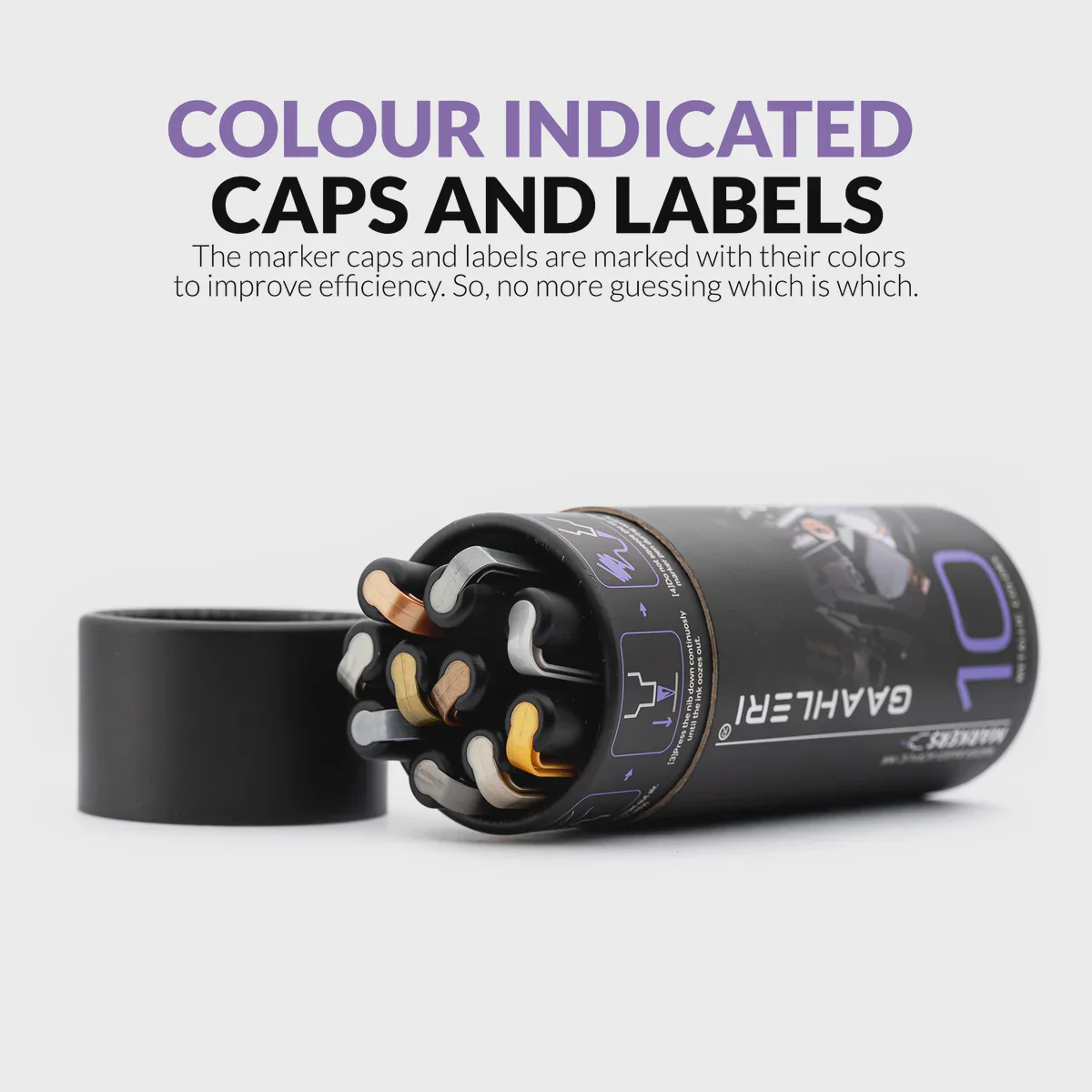 Gaahleri Water Based Acrylic Ink Metallic Series Markers - Image 6