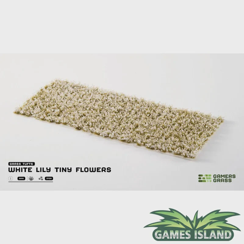 GamersGrass - White Lily Tiny Flowers