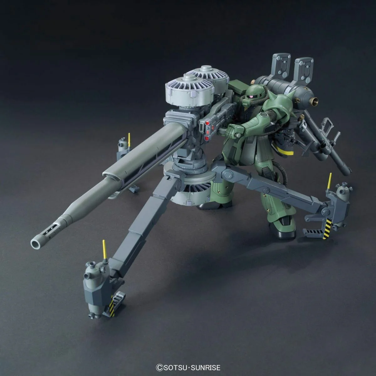 HG 1/144 Zaku II+Big Gun Set [Gundam Thunderbolt Ver.] Gunpla Plastic Model Kit - Image 2