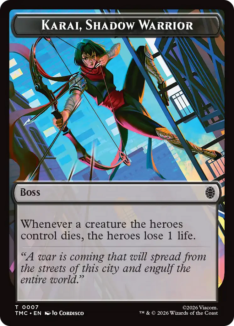 Karai, Shadow Warrior [Teenage Mutant Ninja Turtles Commander Tokens]