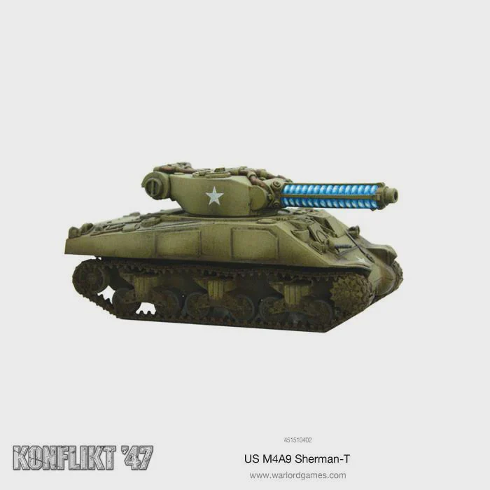Konflikt '47 - United States - M4A9-T Sherman with Tesla Cannon - Image 2