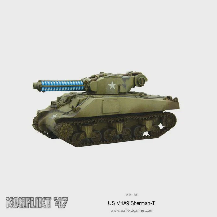 Konflikt '47 - United States - M4A9-T Sherman with Tesla Cannon - Image 3