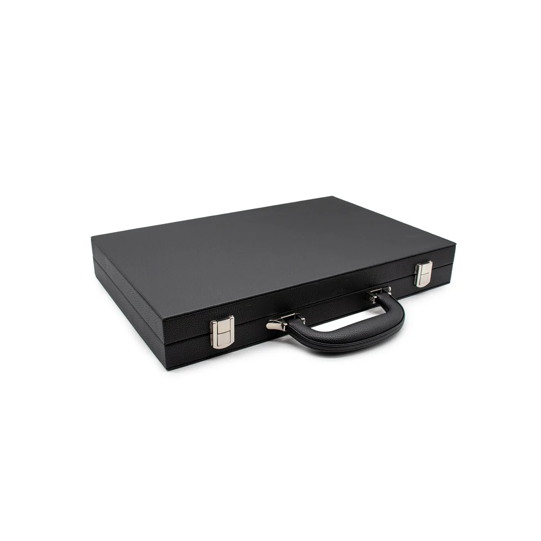 LPG Classics Leather Backgammon Set - Black - Image 6
