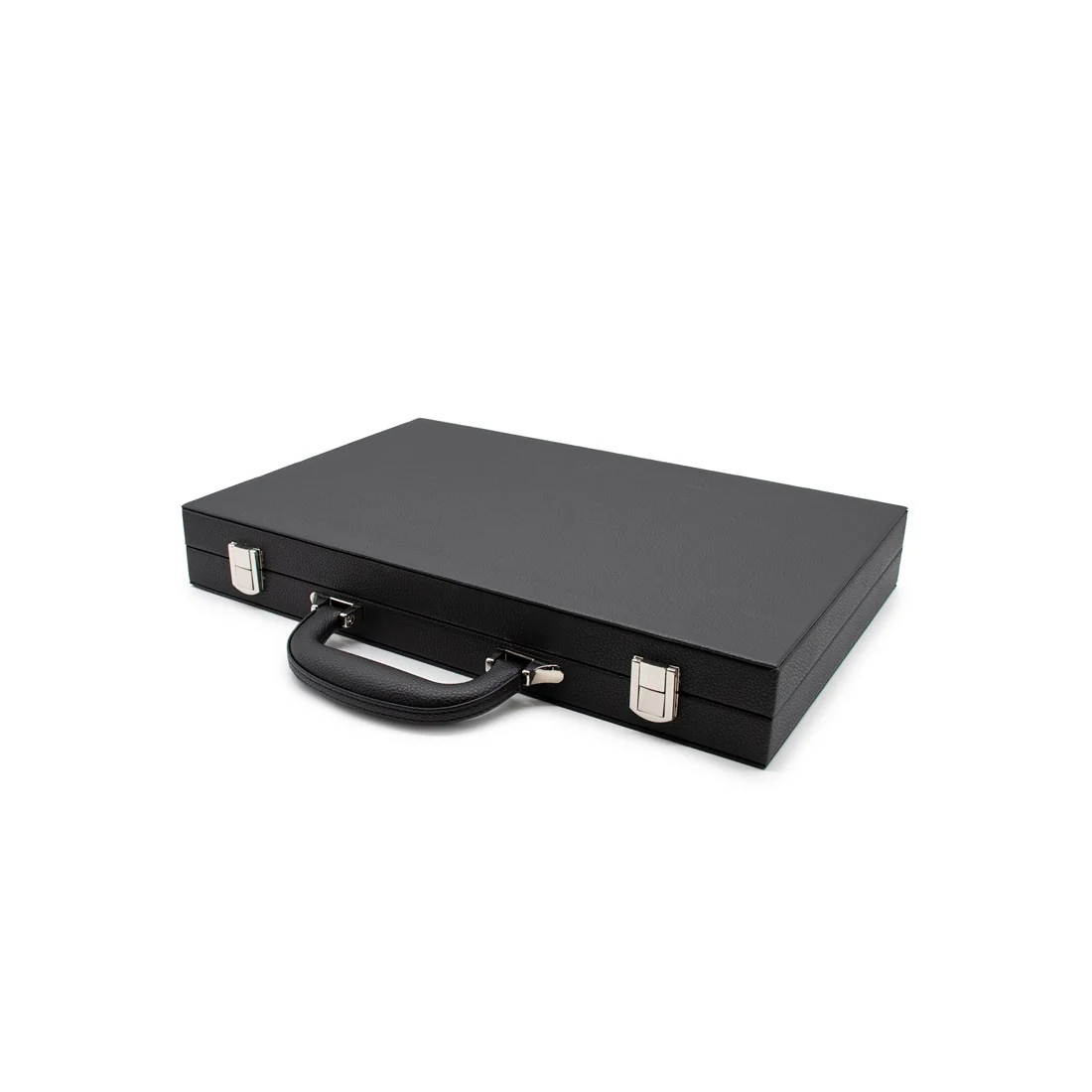LPG Classics Leather Backgammon Set - Black - Image 7
