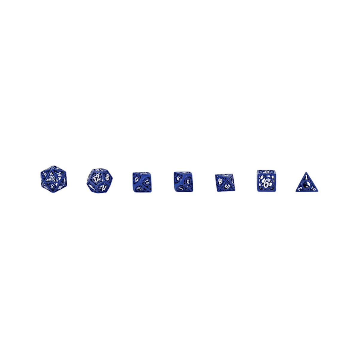 LPG Dice Clockwork Sun Dice Set Blue/White - Image 9