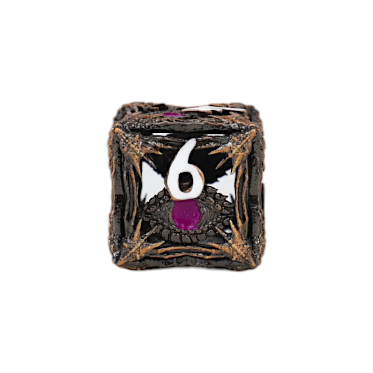 LPG Dice Dragon Eye Dice Set Tarnished Gold/Purple - Image 7
