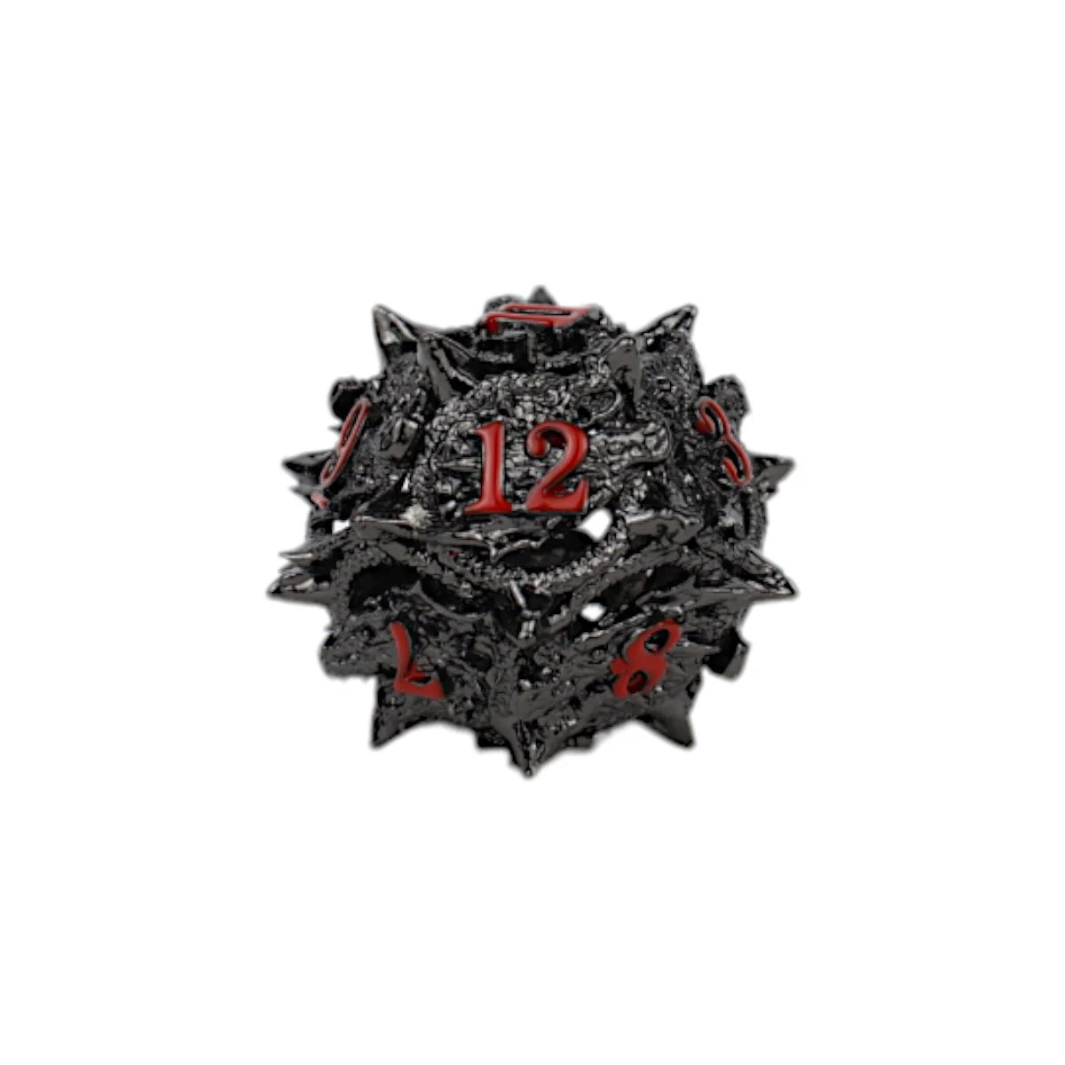 LPG Dice Dragon Rage Dice Set Black/Red - Image 3