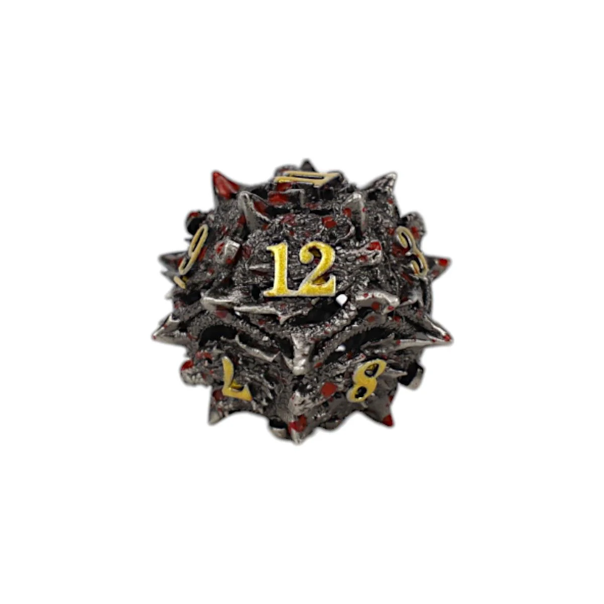 LPG Dice Dragon Rage Dice Set Bloodied Metal - Image 3