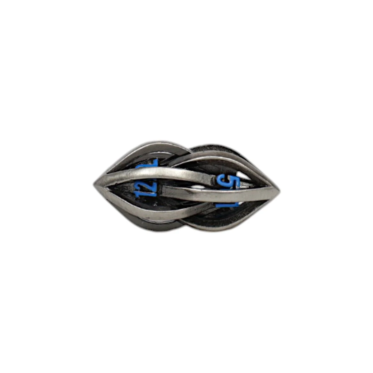 LPG Dice Elliptic Hollow Dice Set Blue - Image 2