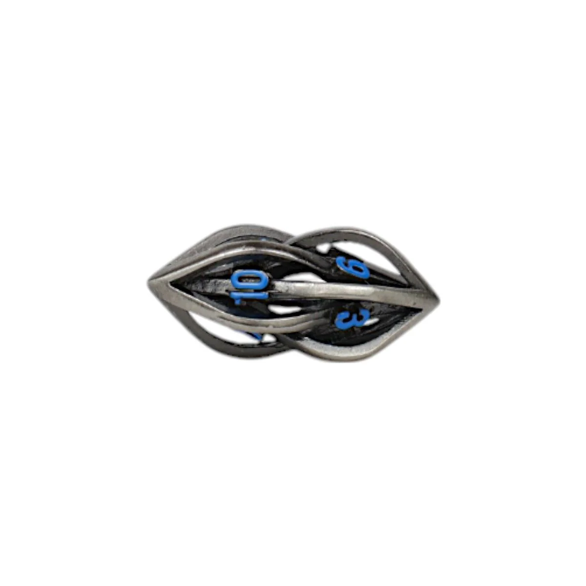 LPG Dice Elliptic Hollow Dice Set Blue - Image 5