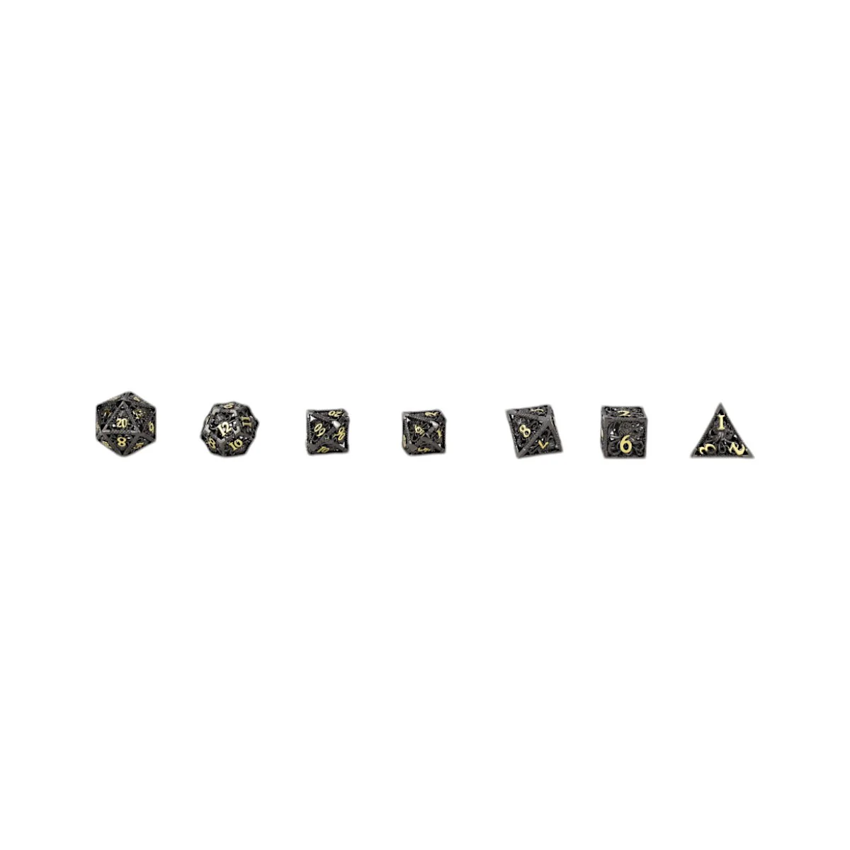 LPG Dice Strange Aeon Dice Set Black/Gold - Image 9