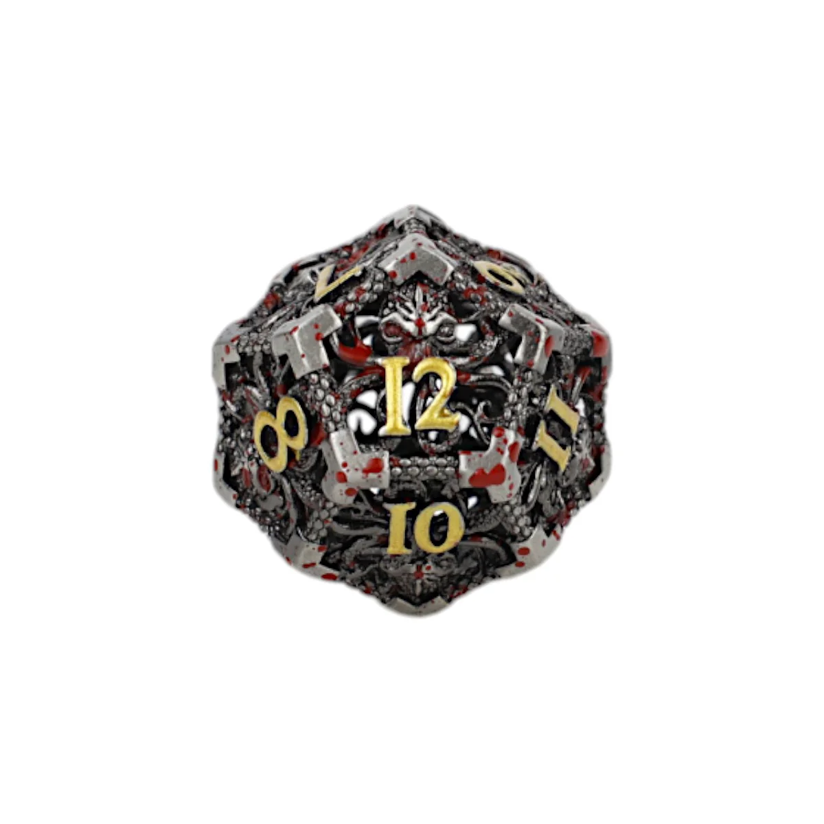 LPG Dice Strange Aeon Dice Set Bloodied Metal - Image 3