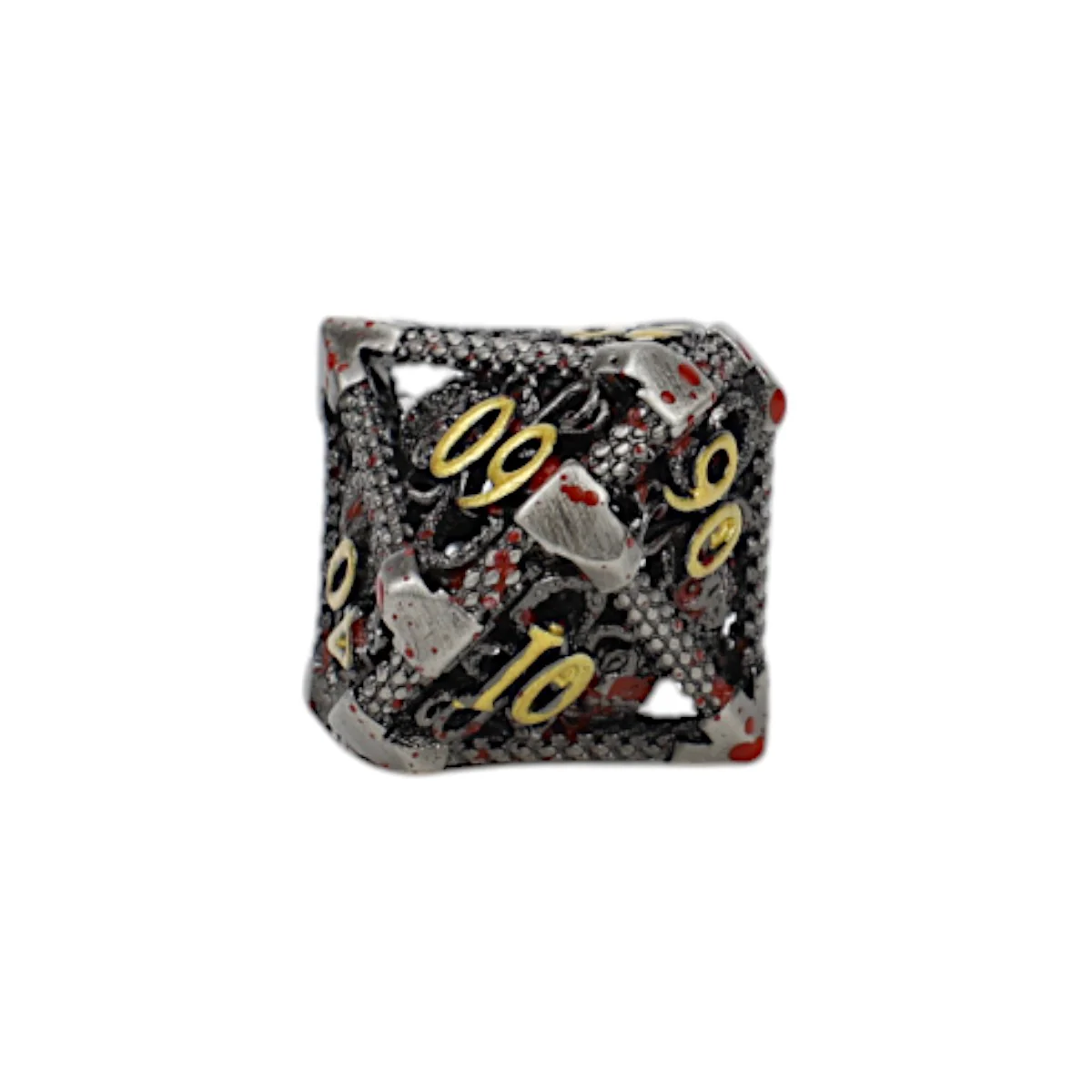 LPG Dice Strange Aeon Dice Set Bloodied Metal - Image 4