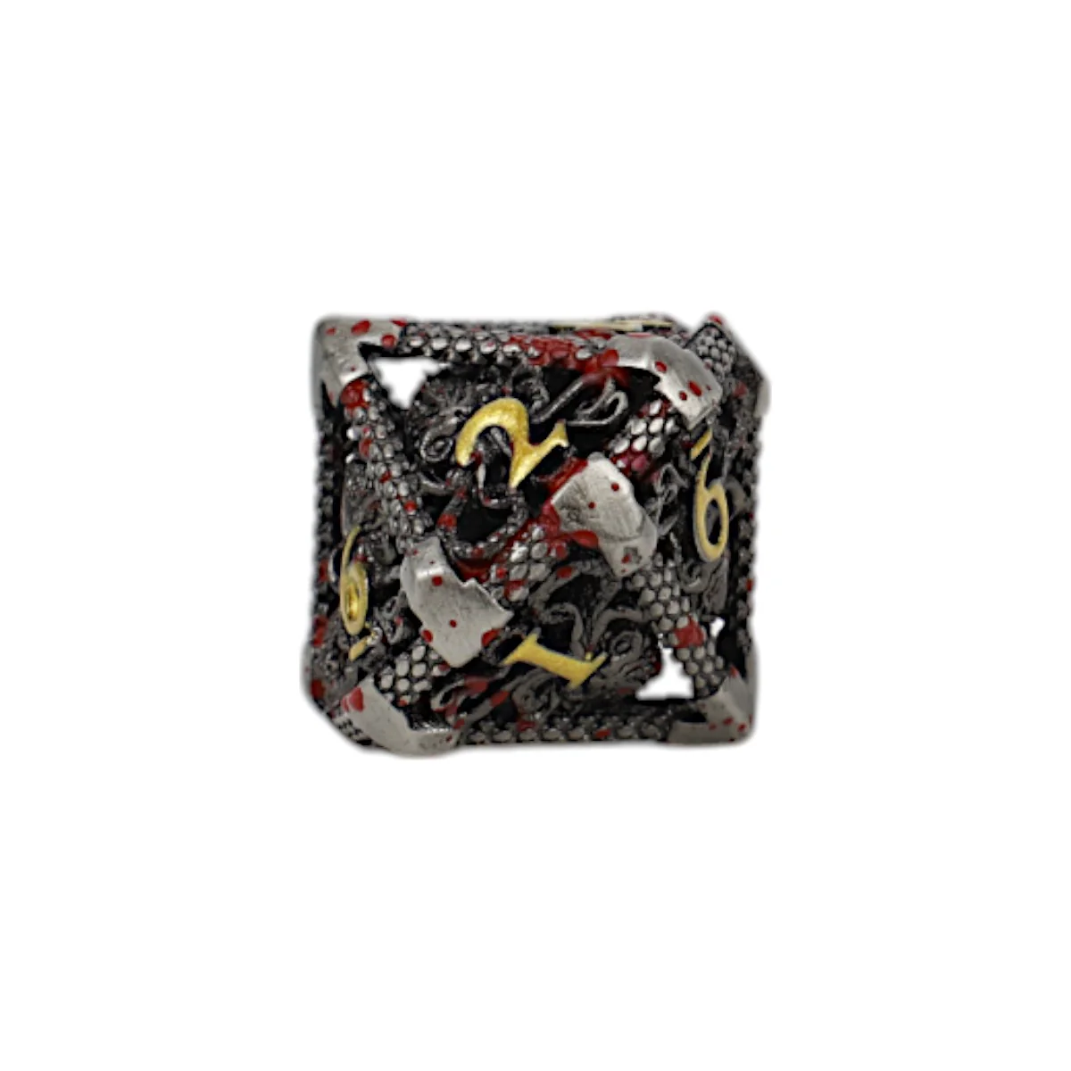 LPG Dice Strange Aeon Dice Set Bloodied Metal - Image 5