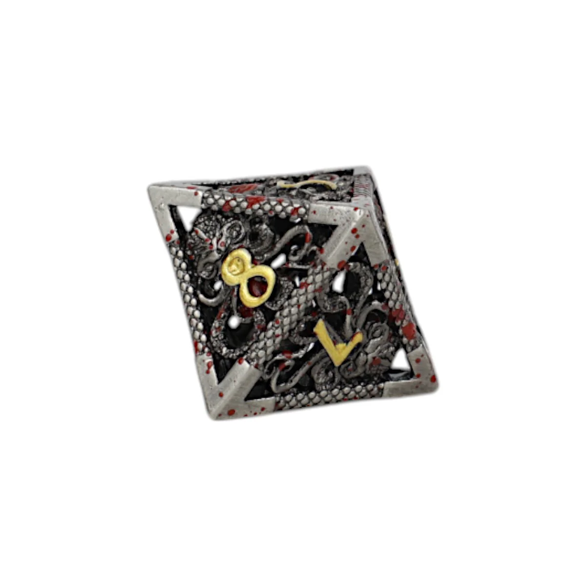 LPG Dice Strange Aeon Dice Set Bloodied Metal - Image 6