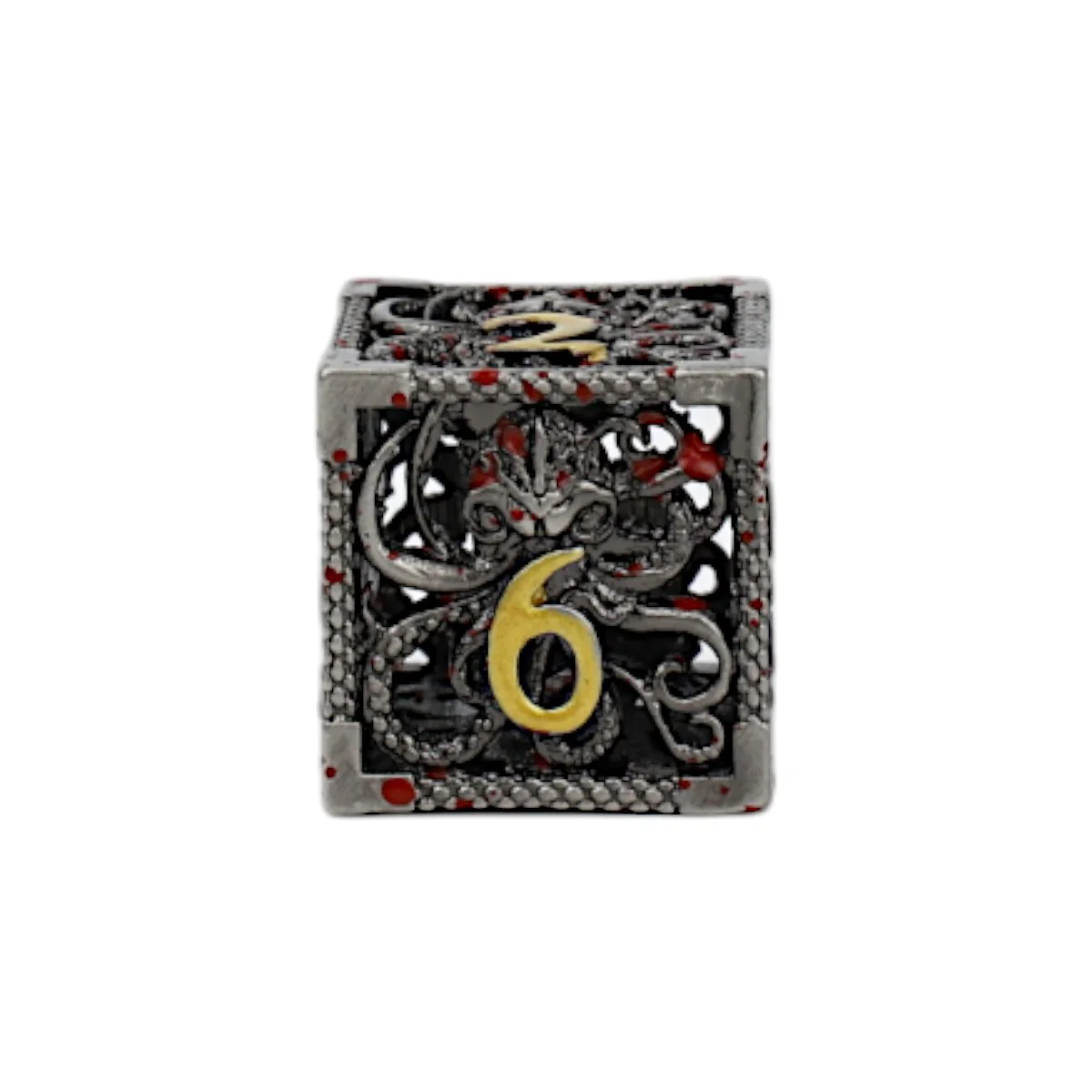 LPG Dice Strange Aeon Dice Set Bloodied Metal - Image 9
