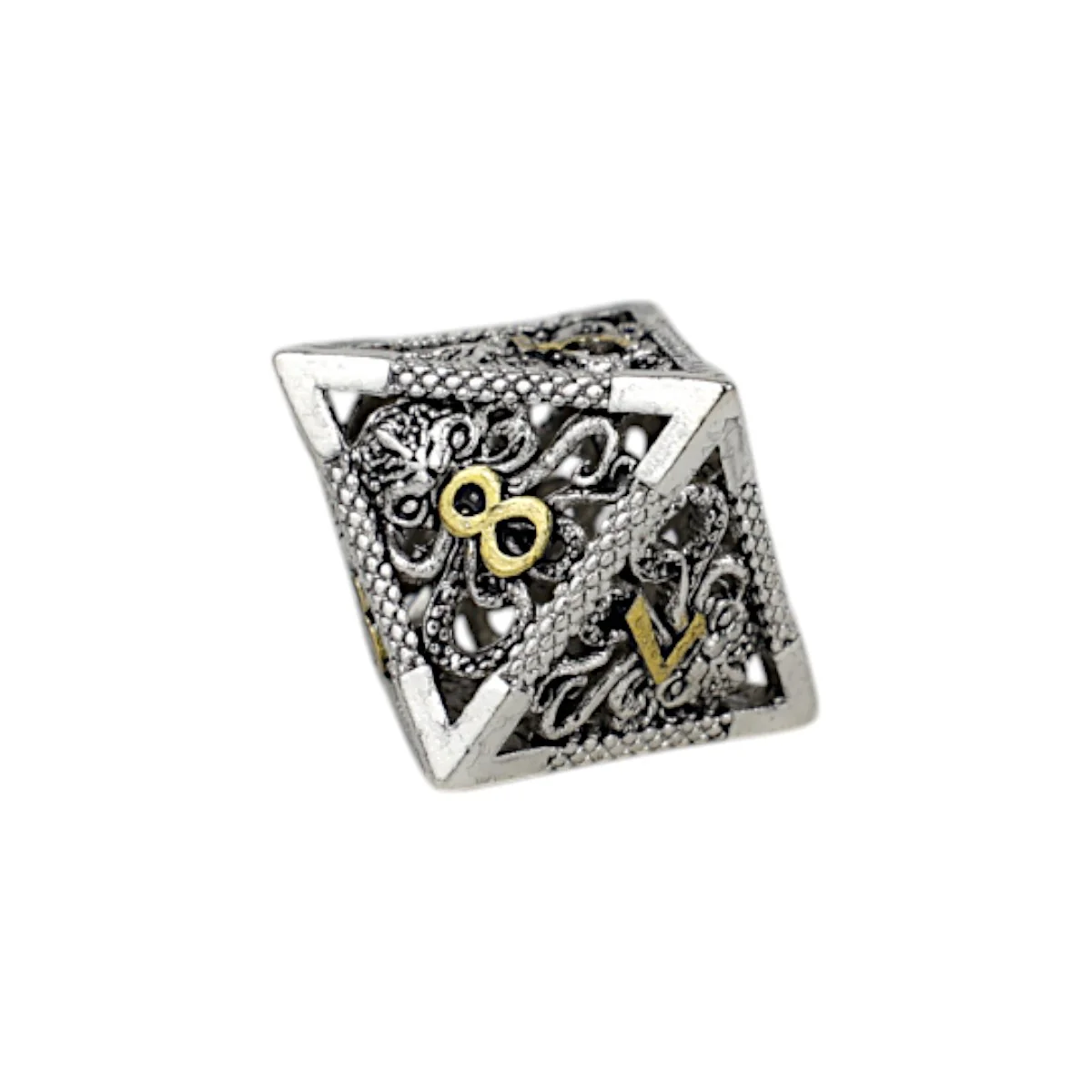 LPG Dice Strange Aeon Dice Set Chrome/Gold - Image 6