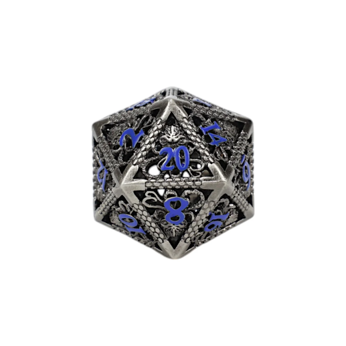 LPG Dice Strange Aeon Dice Set Steel/Blue - Image 2