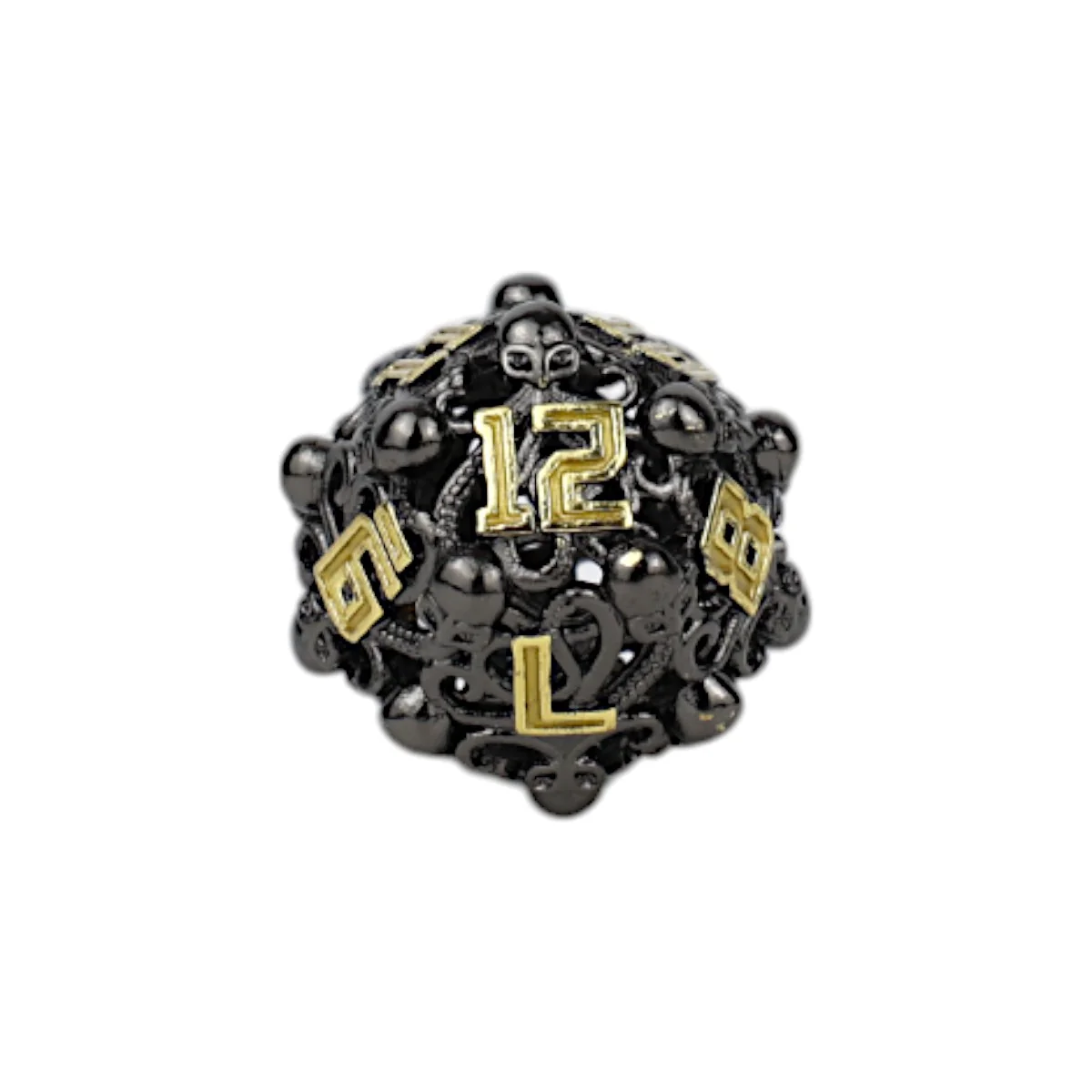 LPG Dice Tentacular Dice Set Black/Gold - Image 3