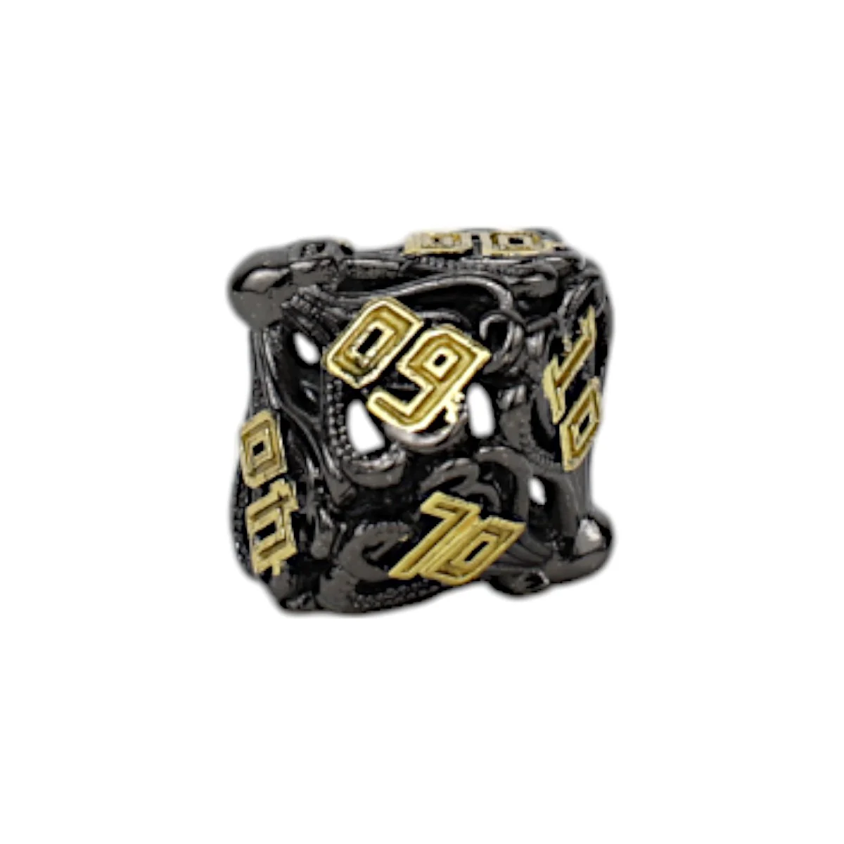 LPG Dice Tentacular Dice Set Black/Gold - Image 4