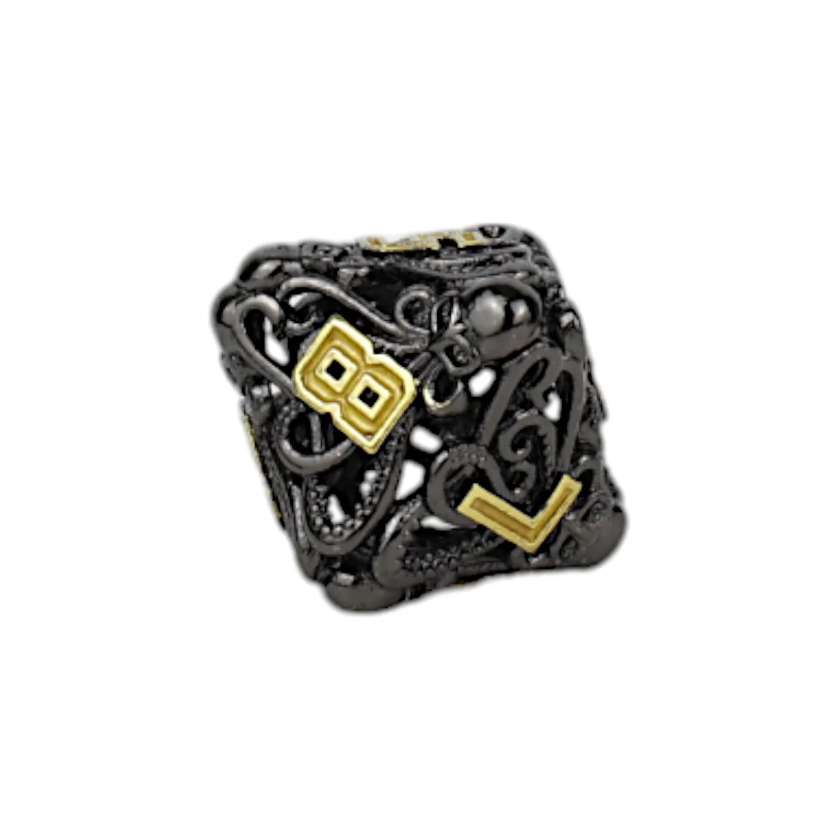 LPG Dice Tentacular Dice Set Black/Gold - Image 6