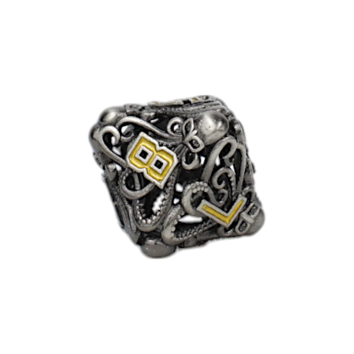 LPG Dice Tentacular Dice Set Chrome/Gold - Image 6
